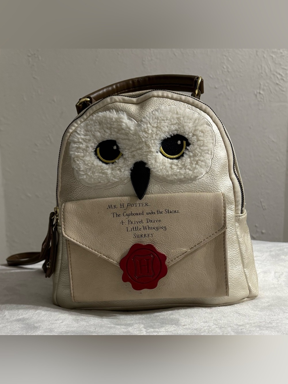 Harry Potter Hedwig Hogwarts Letter Mini Backpack.